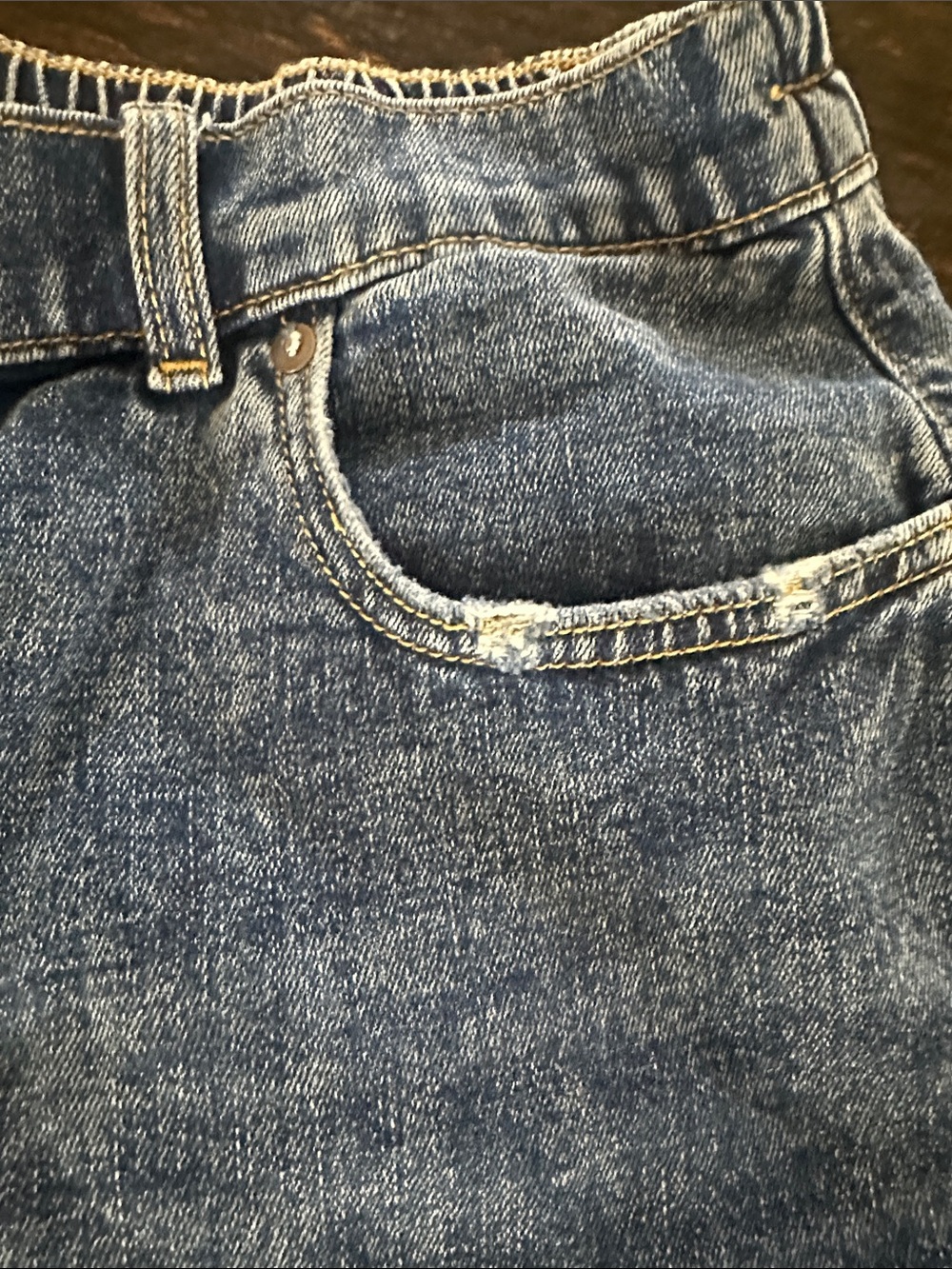 NWT women’s aerie blue jeans shorts - Picture 4 of 5